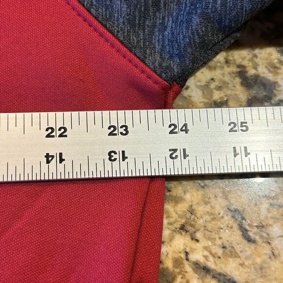 OU University of Oklahomans Men’s Size Large Red and Gray Full Zip Hoodie Jacket - Picture 5 of 5